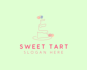 Wedding Cake Pastry logo design