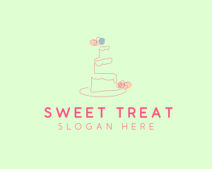 Wedding Cake Pastry logo design