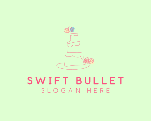 Wedding Cake Pastry logo design