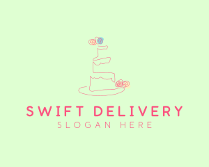 Wedding Cake Pastry logo design