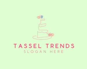 Wedding Cake Pastry logo design