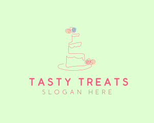 Wedding Cake Pastry logo design