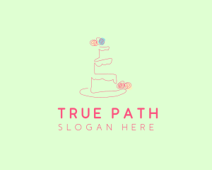 Wedding Cake Pastry logo design