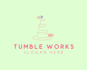 Wedding Cake Pastry logo design