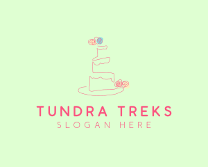 Wedding Cake Pastry logo design