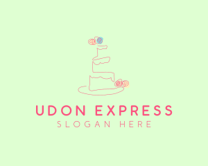 Wedding Cake Pastry logo design