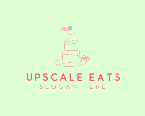 Wedding Cake Pastry logo design