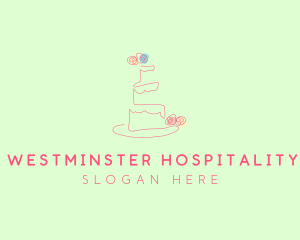 Wedding Cake Pastry logo design