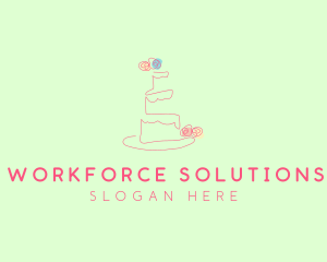 Wedding Cake Pastry logo design