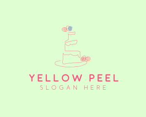 Wedding Cake Pastry logo design