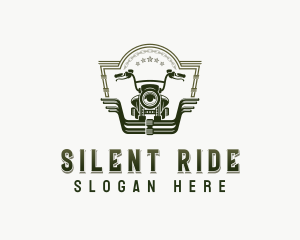 Biker Motorcycle Rider logo design