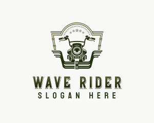 Biker Motorcycle Rider logo design