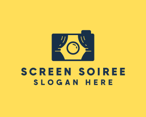 Photo Camera Booth logo design