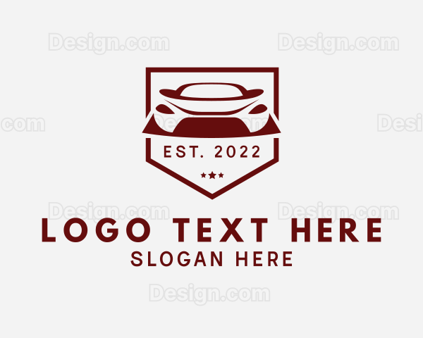 Sports Car Automobile Logo