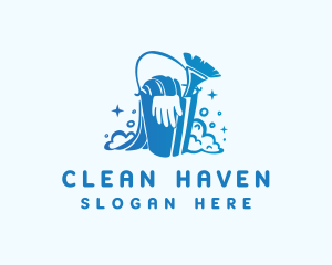 Janitorial Sanitary Cleaning logo design