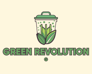 Recycling Trash Bin logo