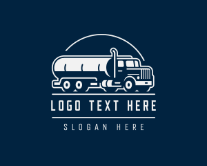 Tank Truck Transport Vehicle logo