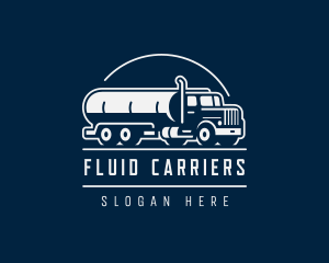 Tank Truck Transport Vehicle logo