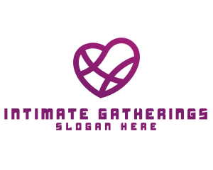 Heart Basketball Love logo