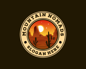 Desert Adventure Cactus logo design