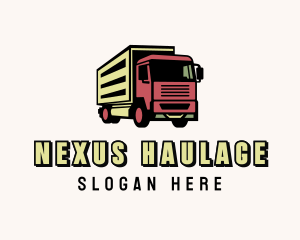 Cargo Truck Transport logo design