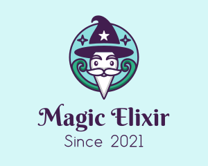 Magic Old Man  logo design