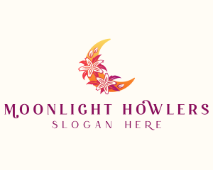 Moon Flower Beauty logo design