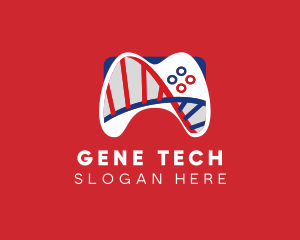 Genetics Joystick App logo design