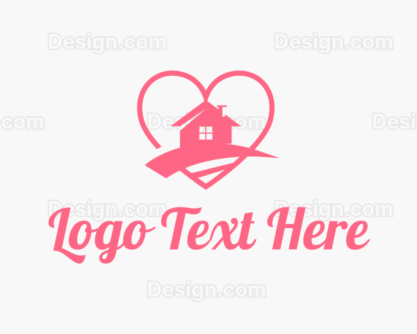 Pink Heart Home Logo