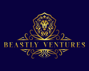 Luxury Lion Wealth logo design