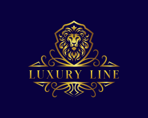 Luxury Lion Wealth logo design