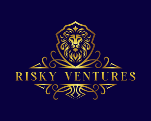 Luxury Lion Wealth logo design