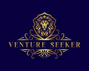 Luxury Lion Wealth logo design