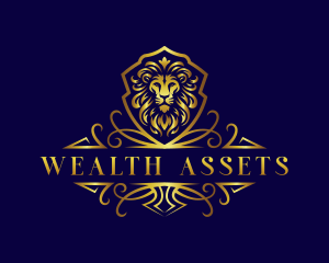 Luxury Lion Wealth logo design