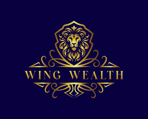 Luxury Lion Wealth logo design