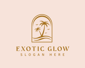 Bohemian Palm Tree logo
