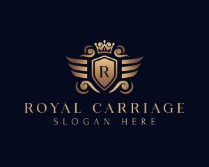 Royal Wing Crown Brand logo design