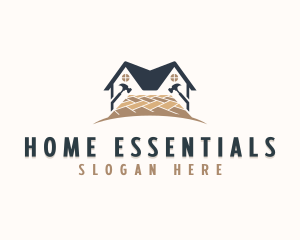 Flooring Home Renovation  logo design