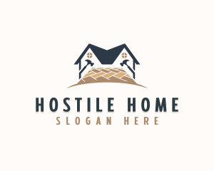 Flooring Home Renovation  logo design