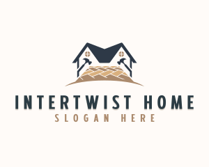 Flooring Home Renovation  logo design