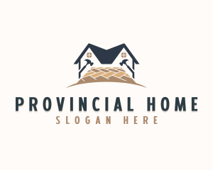 Flooring Home Renovation  logo design