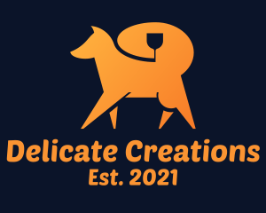 Orange Dog Glass logo design