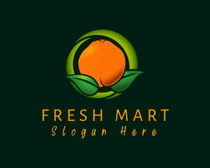 Fresh Orange Farm logo design