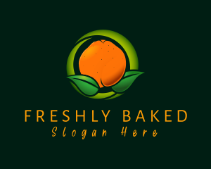 Fresh Orange Farm logo design