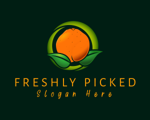 Fresh Orange Farm logo design