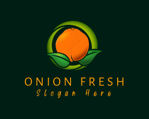 Fresh Orange Farm logo design