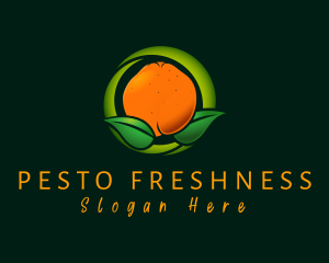 Fresh Orange Farm logo design