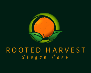 Fresh Orange Farm logo design