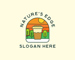 Nature Park Coffee Cafe logo design