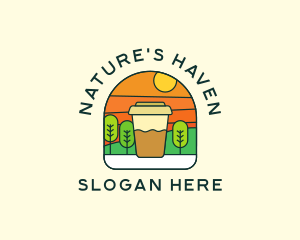 Nature Park Coffee Cafe logo design